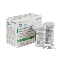 Blood Glucose Test Strips McKesson TRUE METRIX 100 Strips per Pack, Packaging Type- Case