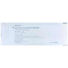 Sterilization Pouch McKesson Ethylene Oxide (EO) Gas / Steam 3-1/2 X 9 Inch Transparent Blue / White Self Seal Paper / Film, Packaging Type- Case