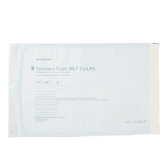 Sterilization Pouch McKesson Ethylene Oxide (EO) Gas / Steam 12 X 18 Inch Transparent Blue / White Self Seal Paper / Film, Packaging Type- Case
