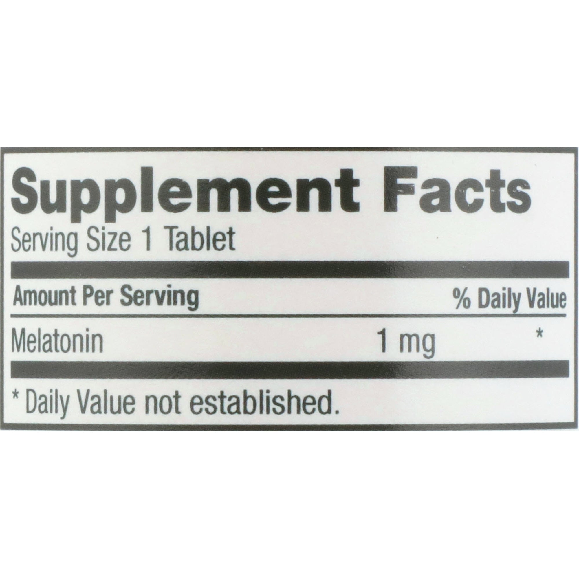 Natural Sleep Aid McKesson Brand 90 per Bottle Tablet 1 mg Strength, Packaging Type- Case