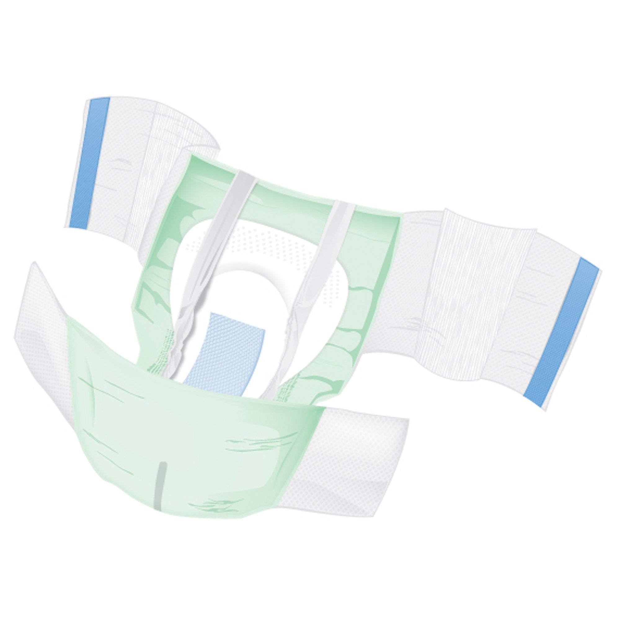 Unisex Adult Incontinence Brief McKesson Ultra Plus Stretch 2X-Large / 3X-Large Disposable Heavy Absorbency, Packaging Type- Case