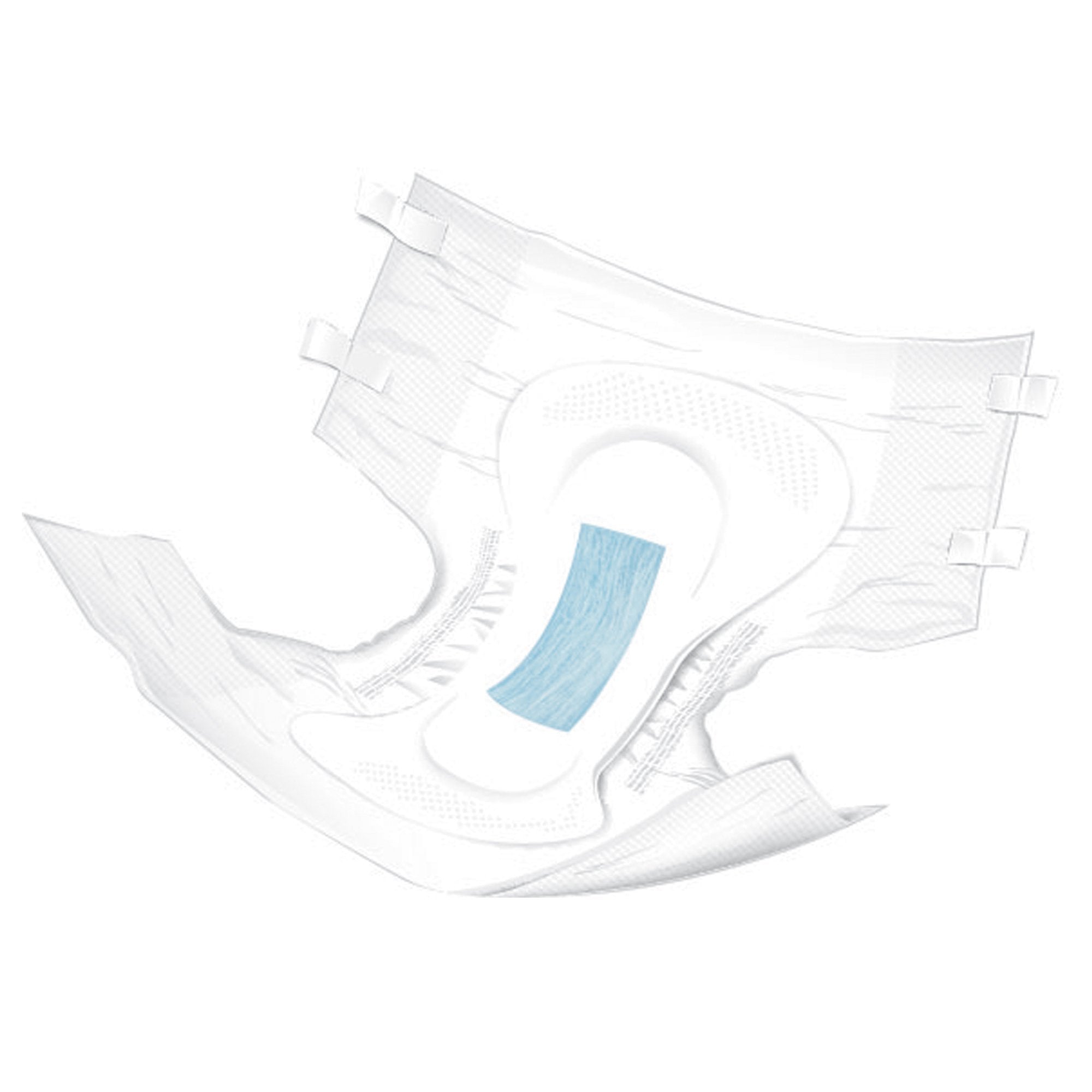 Unisex Adult Incontinence Brief McKesson Classic Medium Disposable Light Absorbency, Packaging Type- Case