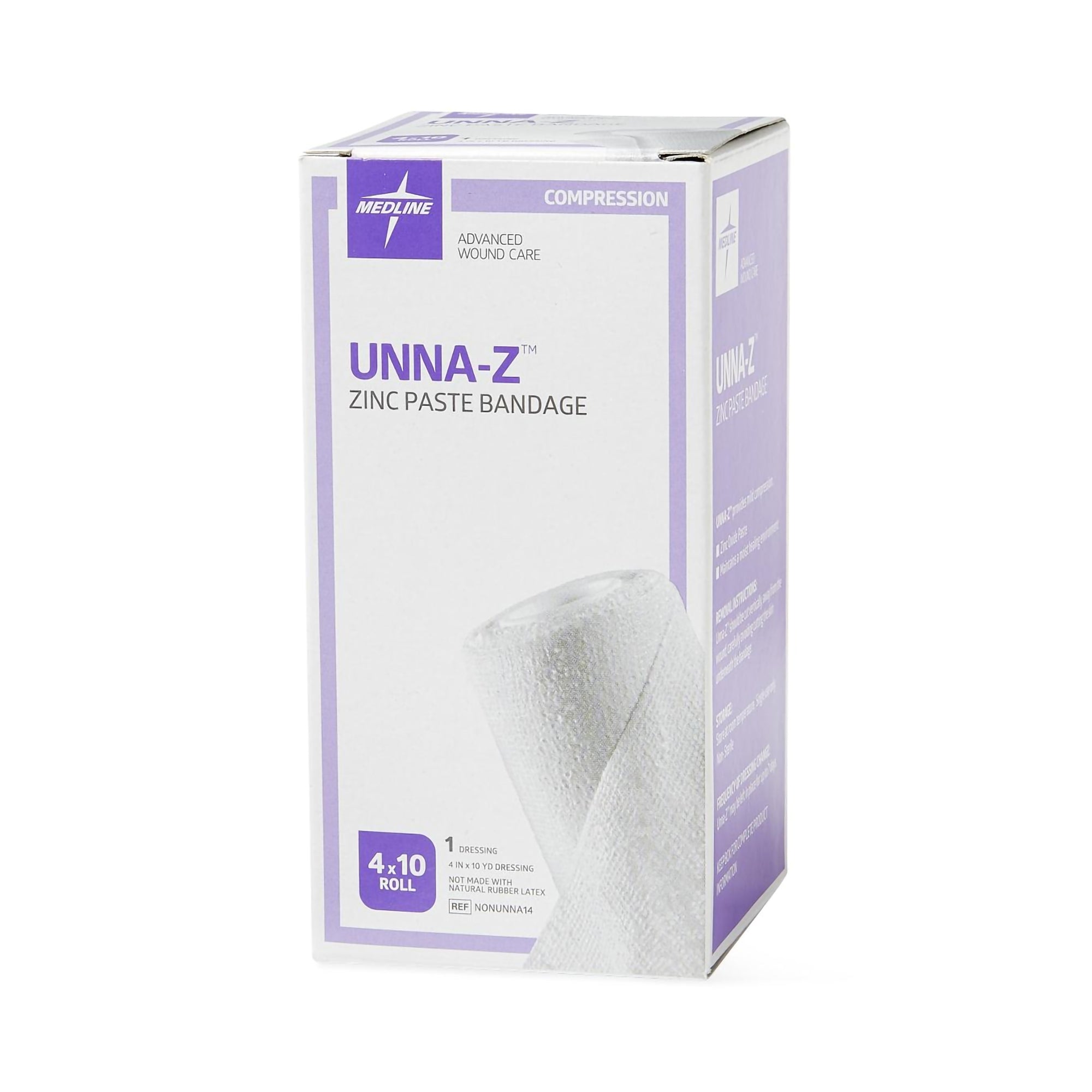 Unna Boot Unna-Z Zinc Oxide 4 Inch X 10 Yard, Packaging Type- Case
