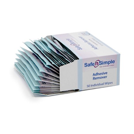 Adhesive Remover Safe n Simple Wipe 1 per Pack,Packaging Type- Box