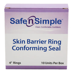 Adhesive Seal Safe n' Simple 4 Inch Conforming, Packaging Type- Box