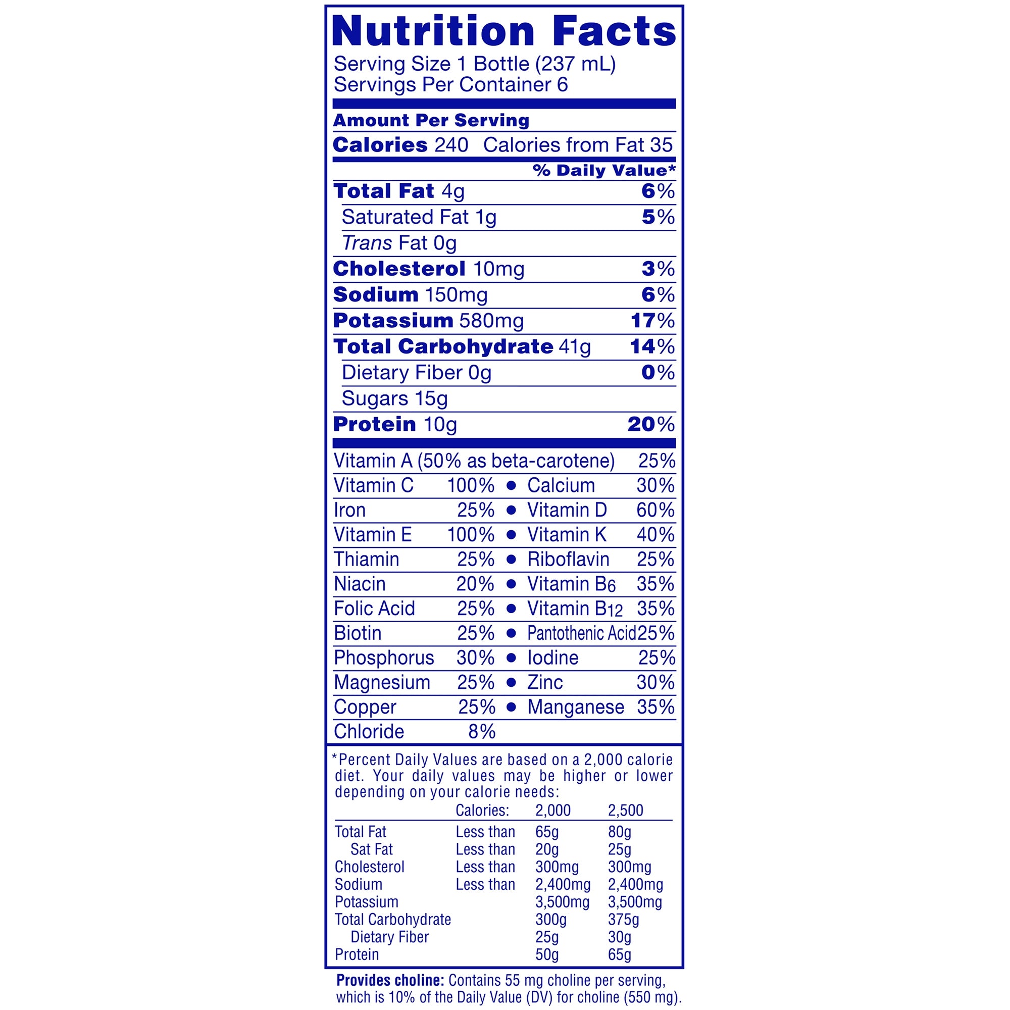 Oral Supplement Carnation Breakfast Essentials Rich Milk Chocolate Flavor Liquid 8 oz. Bottle | 4PK/Case