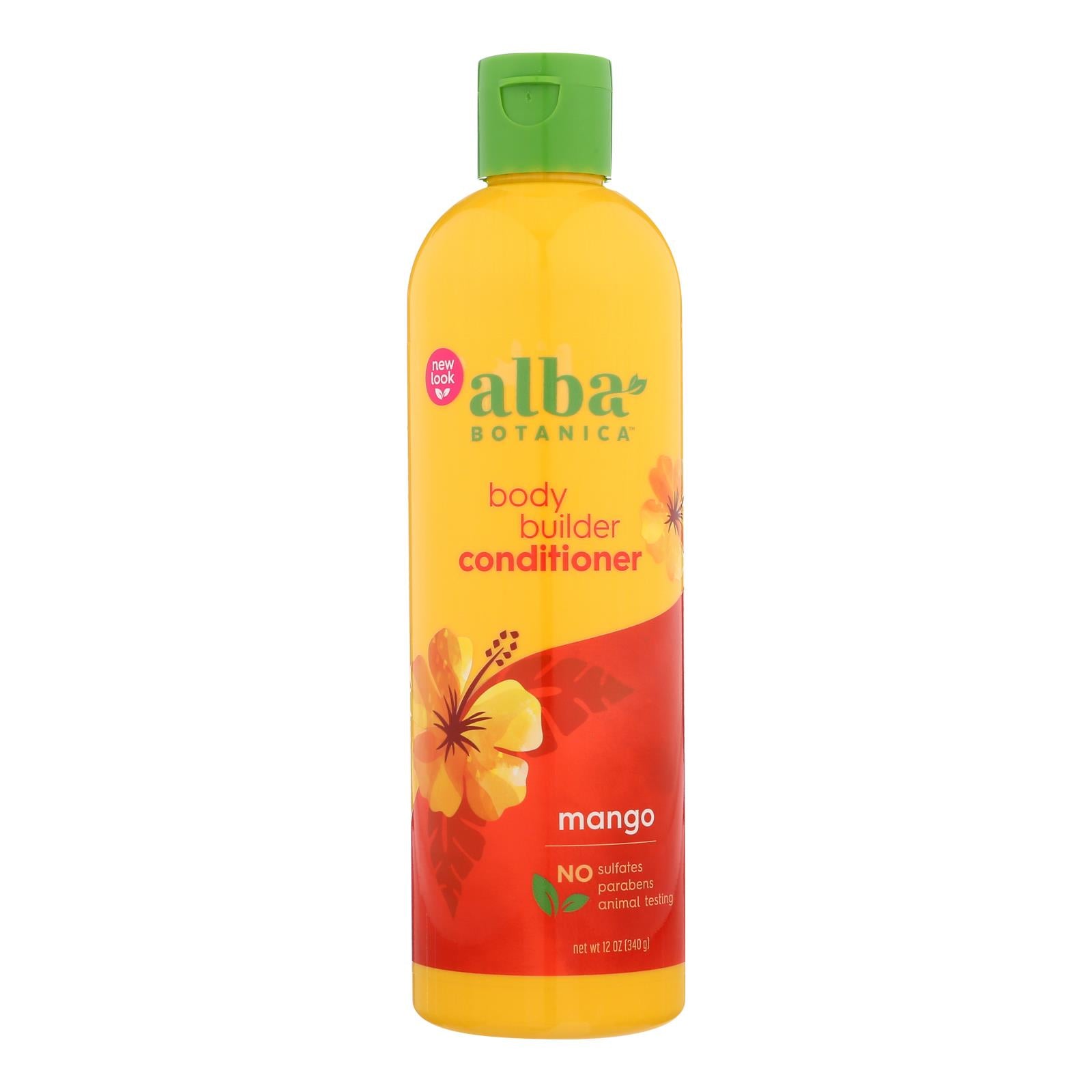 Alba Botanica - Acondicionador capilar hawaiano - Hidratante de mango - 355 ml