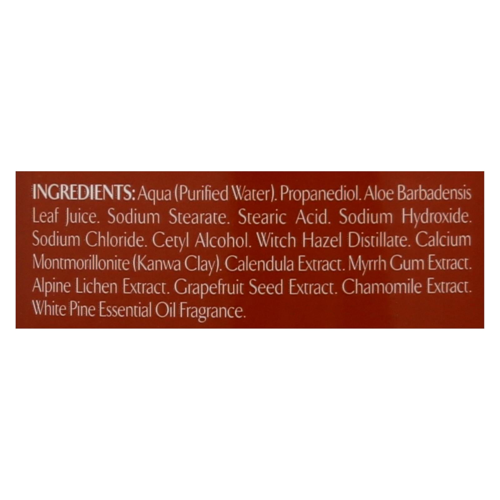 zion health claydry silk deodorant white pine 2 5 oz