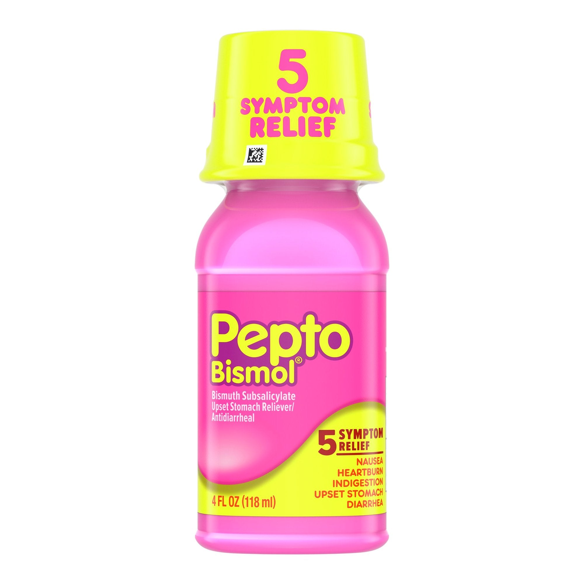 Anti Diarrheal Pepto Bismol 262 mg Strength Liquid 4 oz.