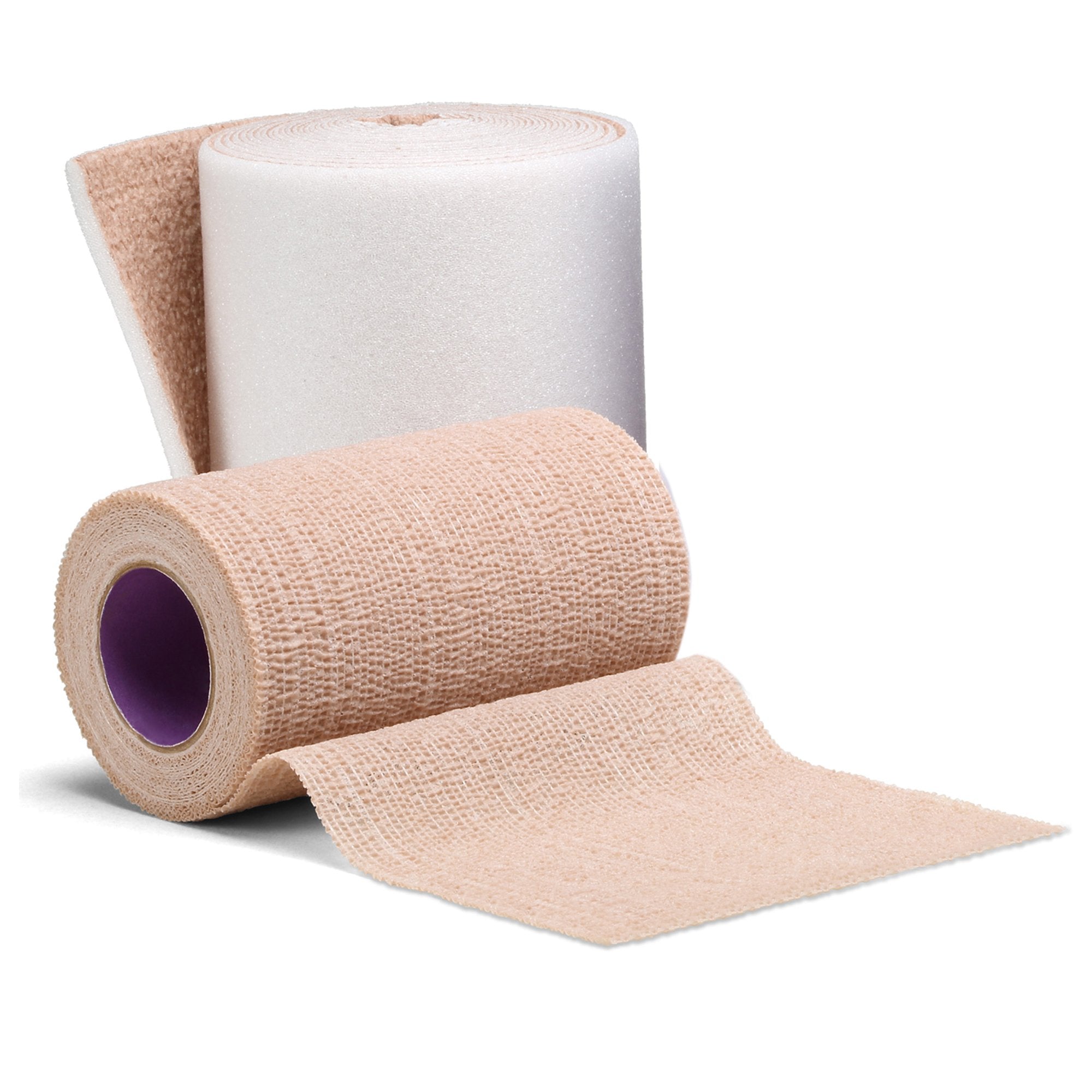 2 Layer Compression Bandage System 3M Coban 2 4 Inch X 3-4/5 Yard / 4 Inch X 6-3/10 Yard Self-Adherent / Pull On Closure Tan / White NonSterile 35 to 40 mmHg, Packaging Type- Case