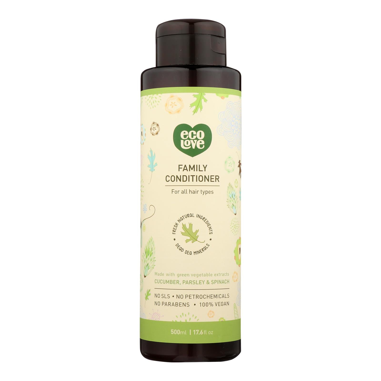 Ecolove Conditioner   Green Vegetables Family Conditioner For All Hair Types  All Care Store