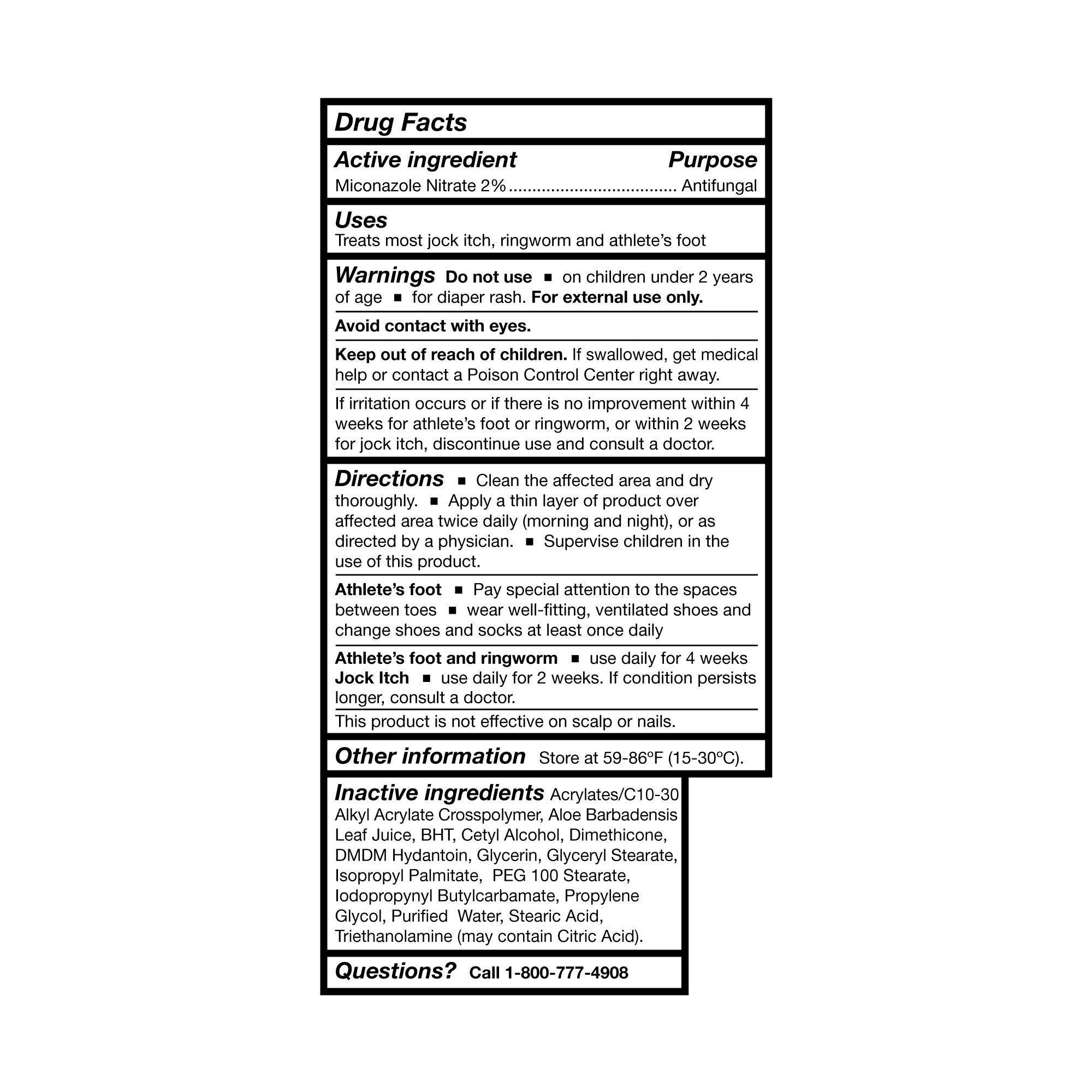 Antifungal McKesson Brand 2% Strength Cream 4 oz. Tube, Packaging Type- Case