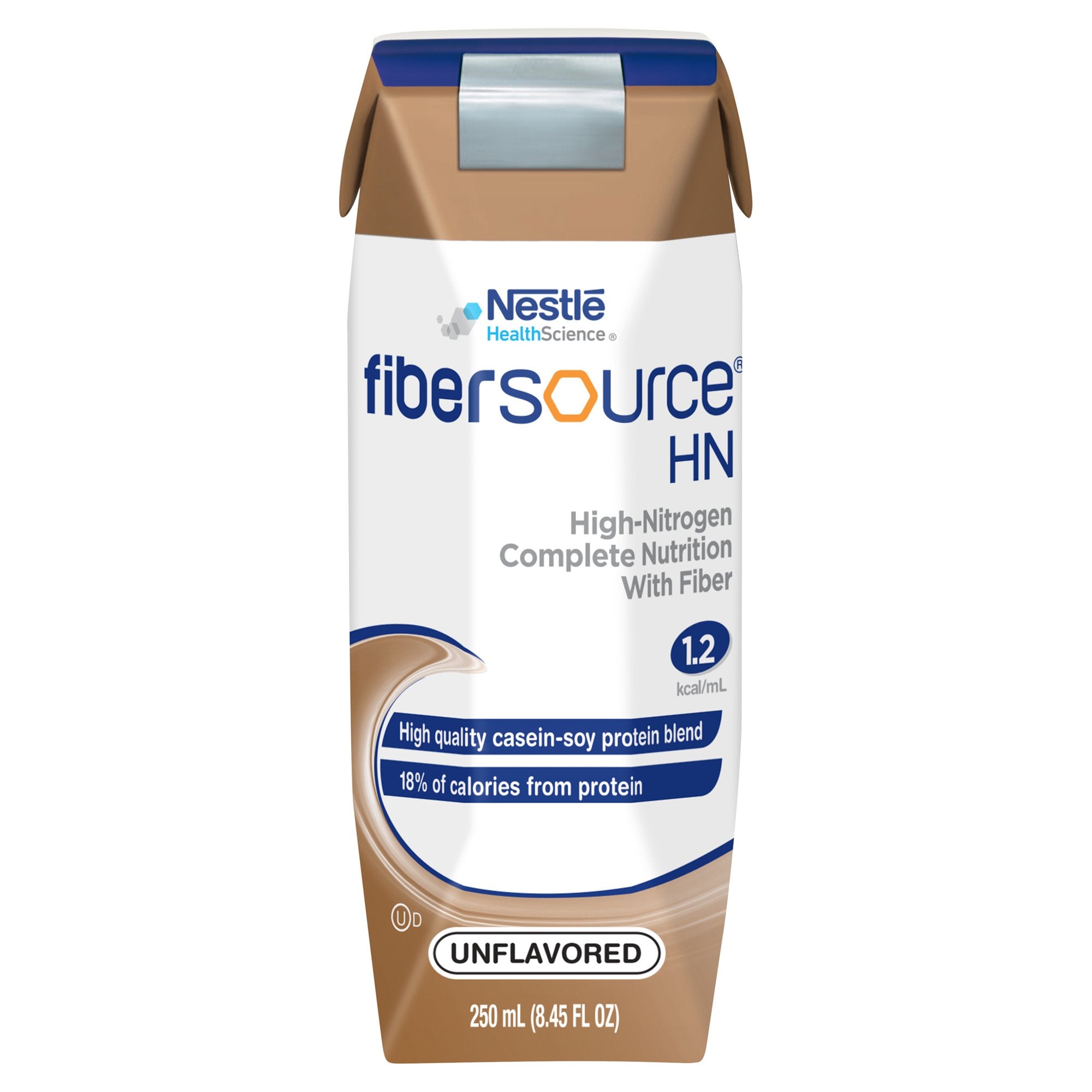 Tube Feeding Formula Fibersource HN Unflavored Liquid 250 mL Carton