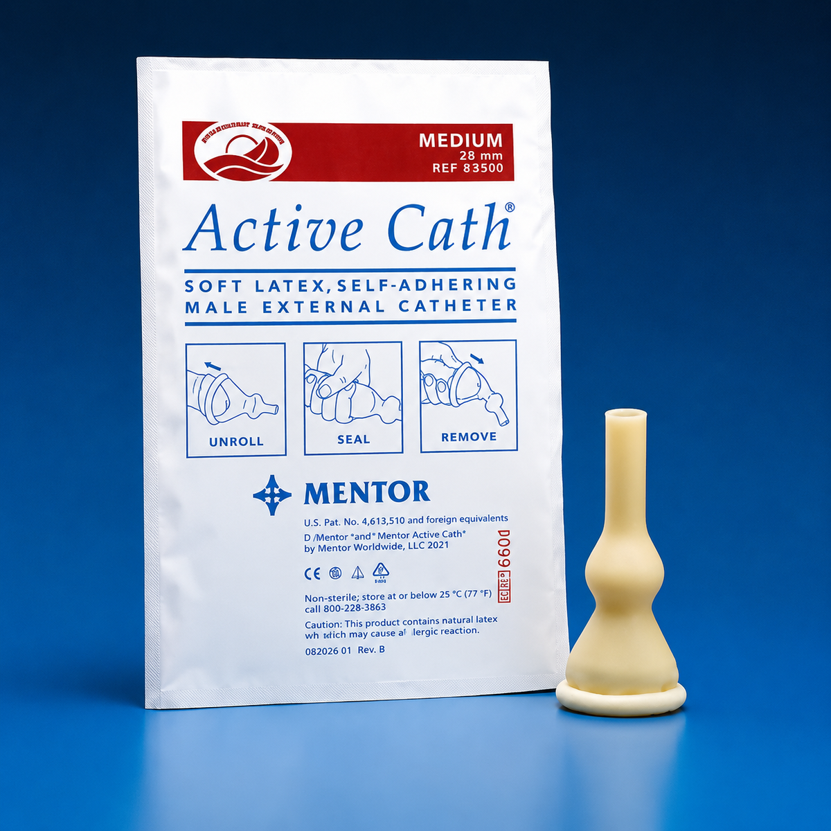 Active Male External Catheter Mentor Large- Each