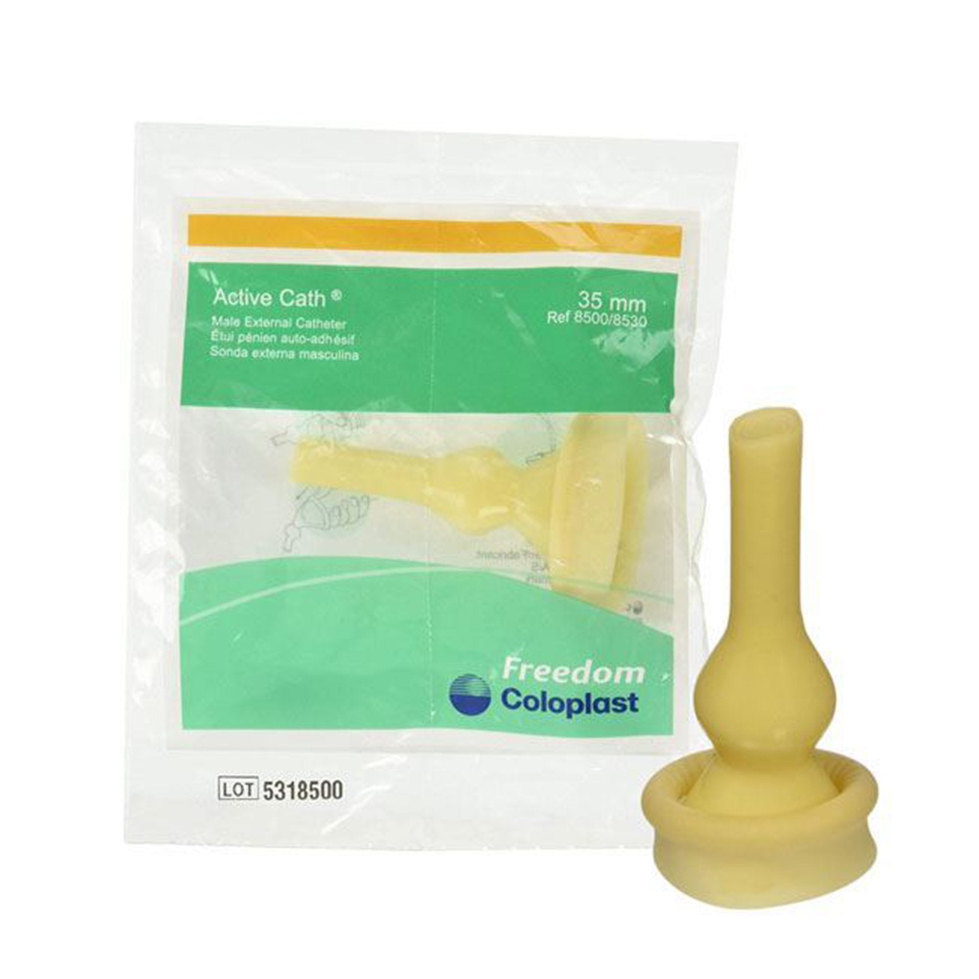 Male External Catheter Active Cath Self-Adhesive Seal Latex Intermediate