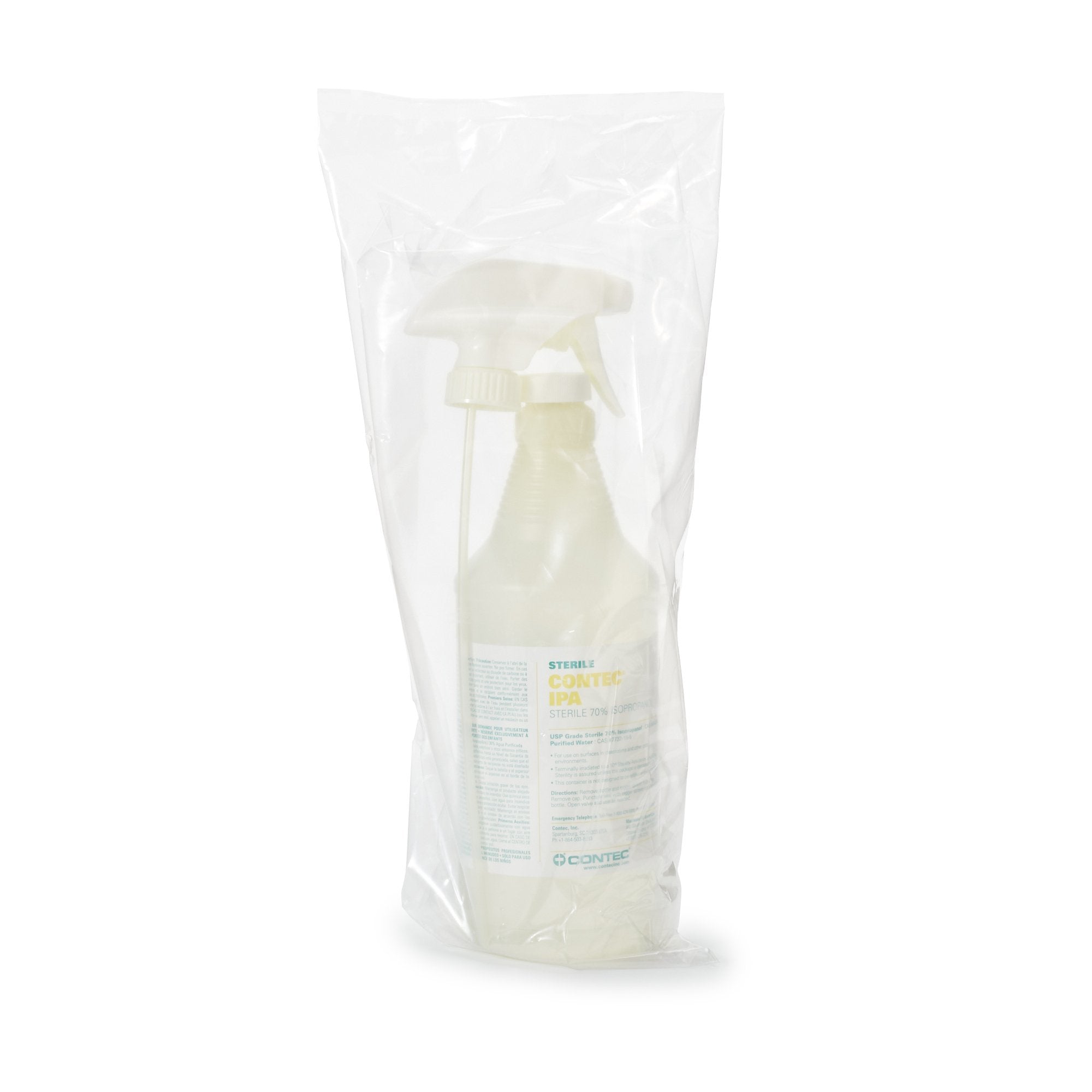 Contec Sterile 70% IPA Surface Disinfectant Cleaner Alcohol Based Trigger Spray Liquid 32 oz. Bottle Alcohol Scent Sterile