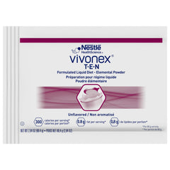 Oral Supplement Vivonex T.E.N Unflavored Powder 2.84 oz. Individual Packet,Packaging Type- Each Default Title