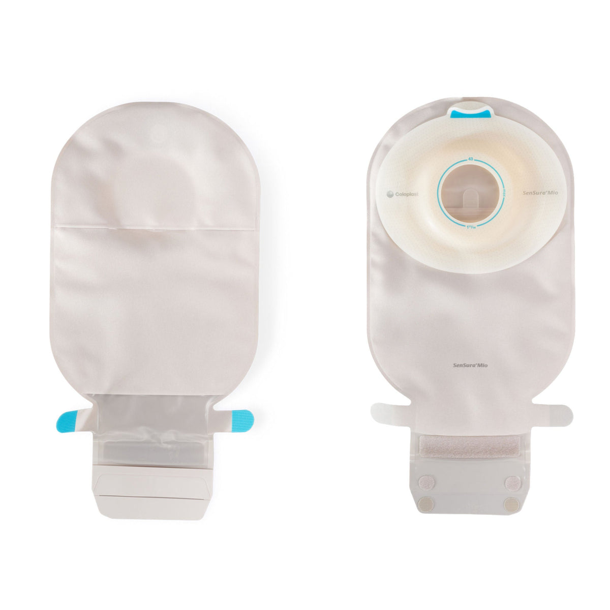 Ostomy Pouch SenSura Mio Convex One-Piece System 11 Inch Length, Maxi Convex Light, Pre-Cut 1-1/2 Inch Stoma Drainable | BOX Default Title