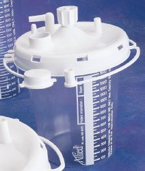 Suction Canister Allied 1500 mL Snap-On Lid