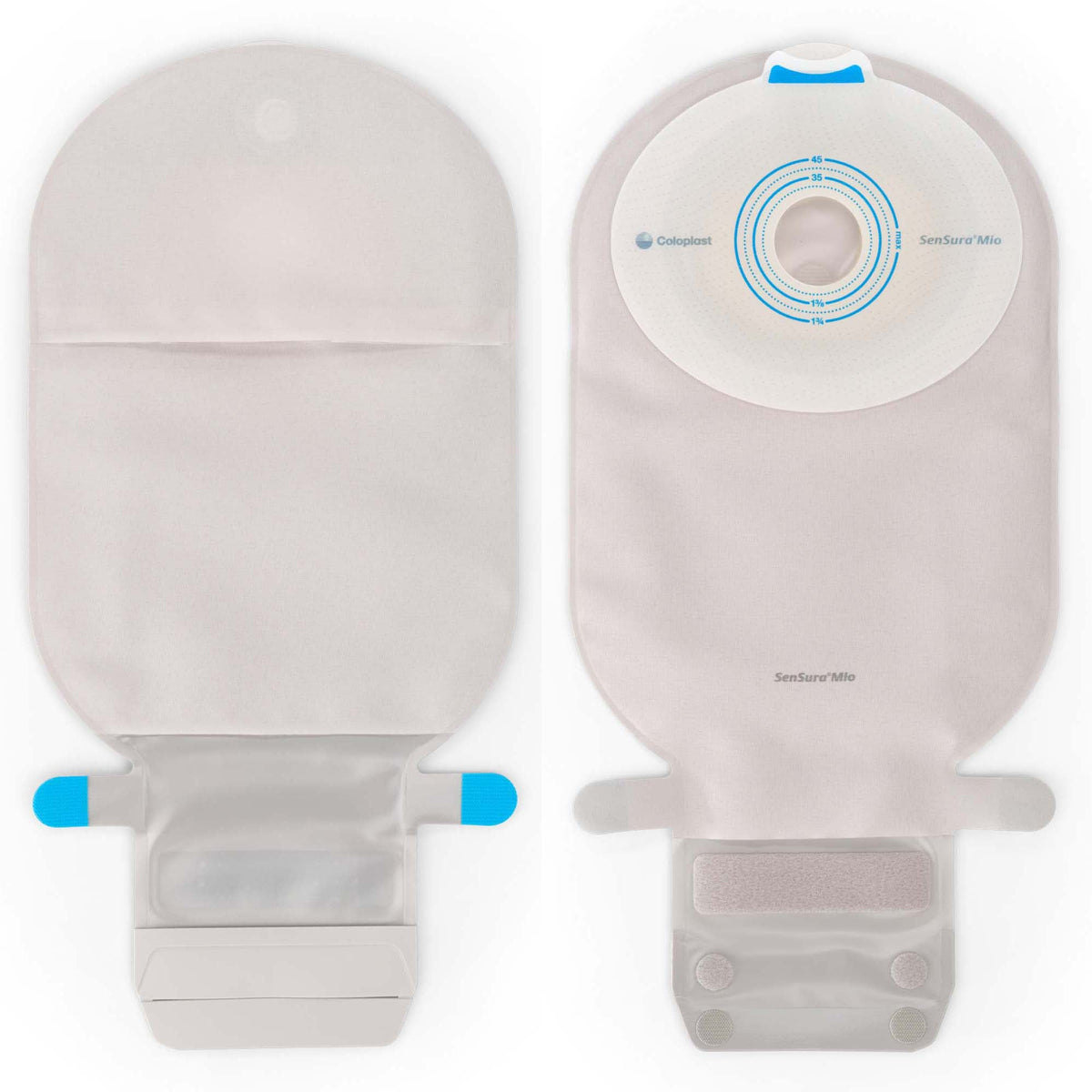 Ostomy Pouch SenSura Mio One-Piece System 11 Inch Length, Maxi Flat, Pre-Cut 2 Inch Stoma Drainable,Packaging Type- Box Default Title