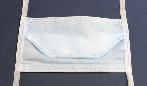 Surgical Mask Cardinal Health ASTM Level 1 Tie Closure One Size Fits Most