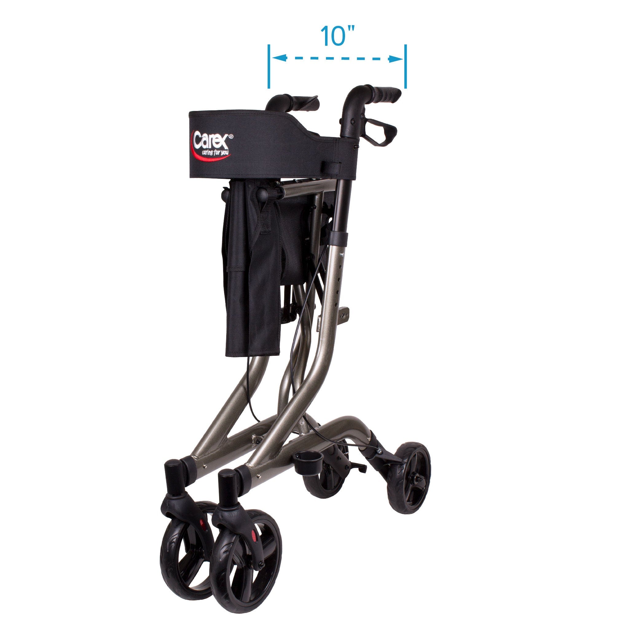crosstour rolling walker rollator by carex