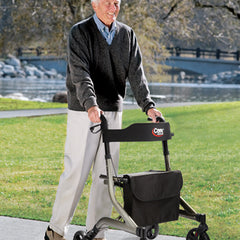 crosstour rolling walker rollator by carex