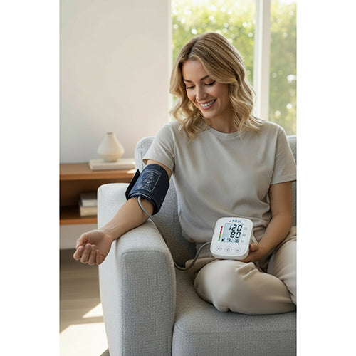 BlueJay Perfect Measure Elite Fully Automatic Talking Blood Pressure Monitor – Accurate Readings, User-Friendly Design, Ideal for Home Health Monitoring.