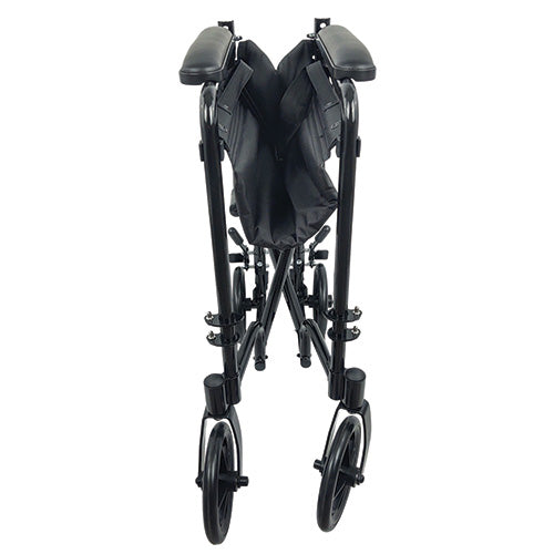 BlueJay ROLL WITH ME 19" Aluminum Transport Wheelchair - Lightweight, Durable Wheelchair for Easy Mobility and Comfort. Perfect for Travel and Everyday Use.