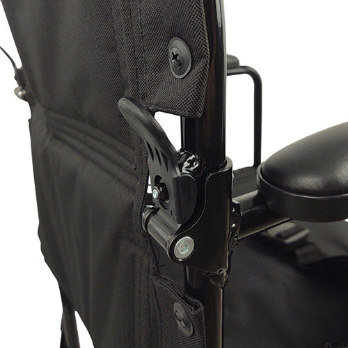 BlueJay ROLL WITH ME 19" Aluminum Transport Wheelchair - Lightweight, Durable Wheelchair for Easy Mobility and Comfort. Perfect for Travel and Everyday Use.