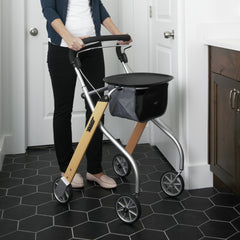 Let's Go Indoor Rollator - Beech | Lightweight, Stylish & Functional Mobility Support for Easy Indoor Navigation and Support. Perfect for Enhanced Independence!