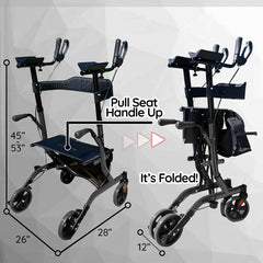 breezestride 4 wheel rolling mobility rollator
