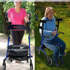 breezestride 4 wheel rolling mobility rollator