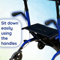 breezestride 4 wheel rolling mobility rollator