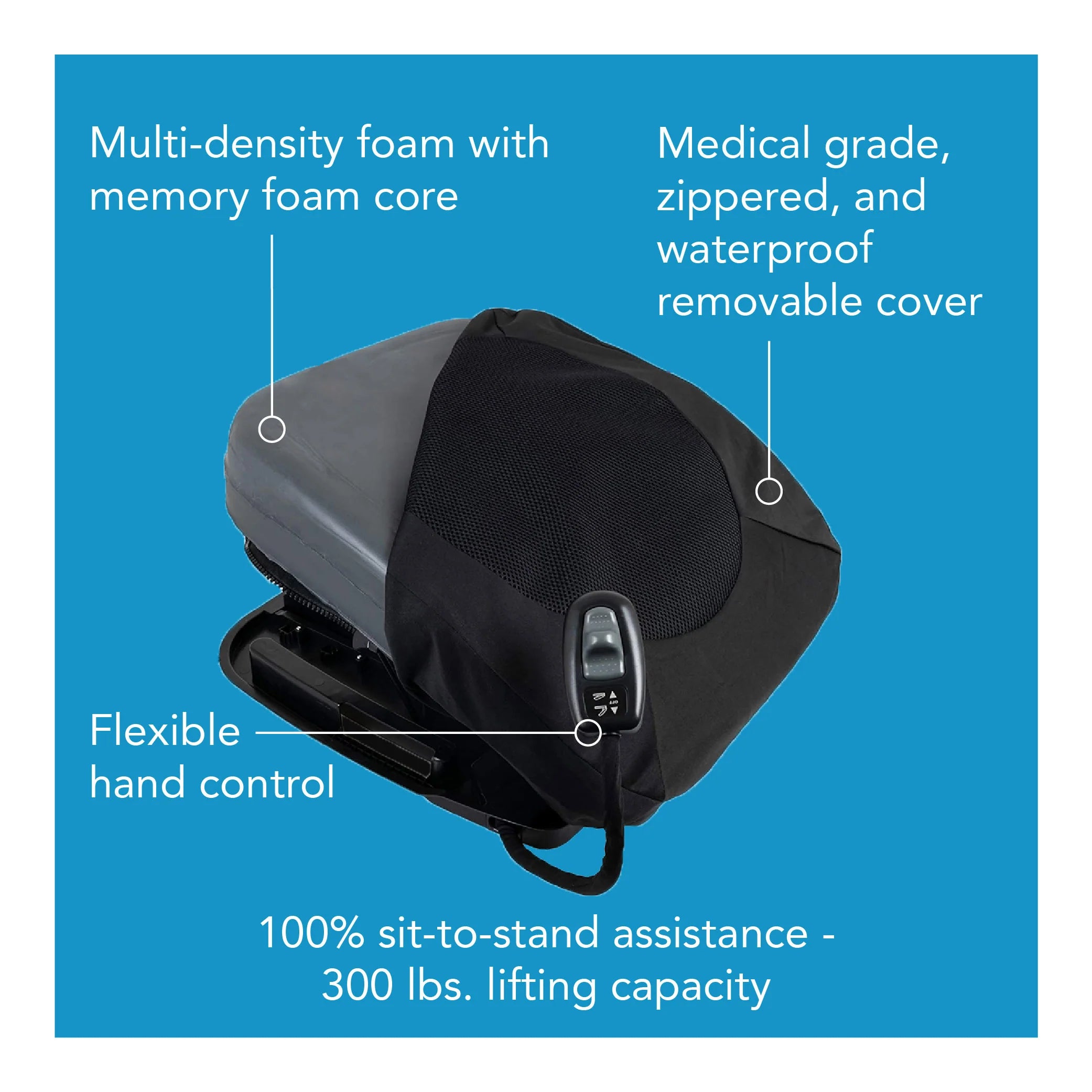 Carex Uplift Premium Power Seat 17