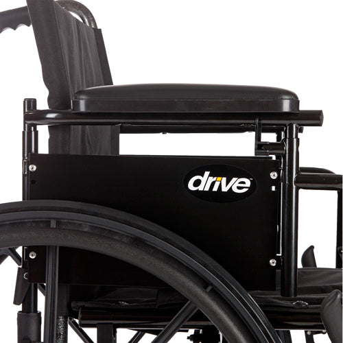 wheelchair ltwt k 4 flip back desk arms 20 w sa footrests