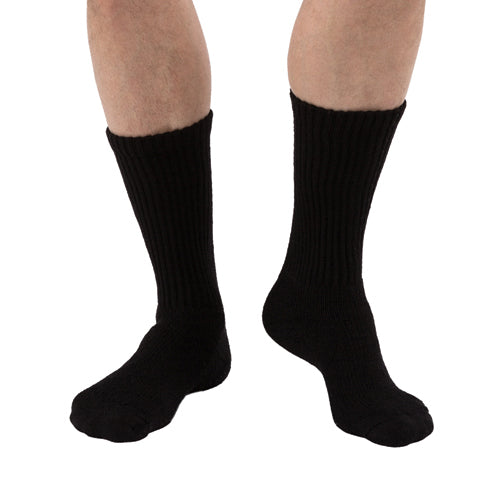 Sensifoot Diabetic Sock Crew Black Xl