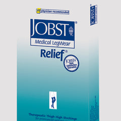 Jobst Relief 30-40 Thigh-hi Black Medium Silicone Band