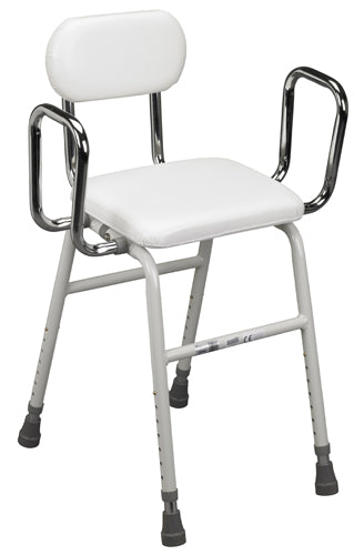 Kitchen (all purpose) Stool W/adjustable Arms All Care Store