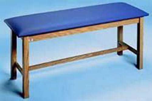 Mesa de tratamiento con soporte en H de 30 x 72 x 30