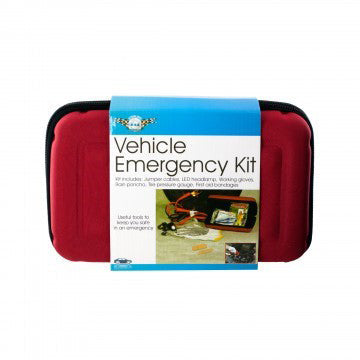 Kit de emergencia para vehículos con estuche con cremallera