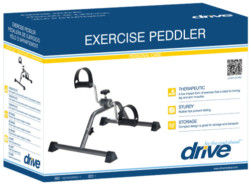 Resistive Pedal Exerciser Silver Vein  Knocked down   All Care Store