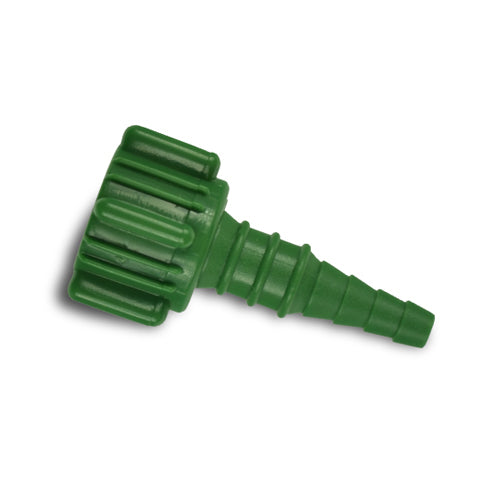 Oxygen Fitting For Hose Connector 50/box Green Plastic