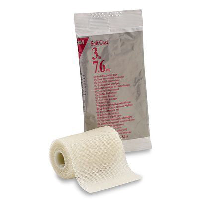 3m Scotchcast Soft Cast Tape 3 X 4 Yd. White Bx/10