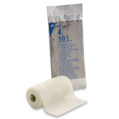 3m Scotchcast Soft Cast Tape 4 X 4 Yd. White Bx/10