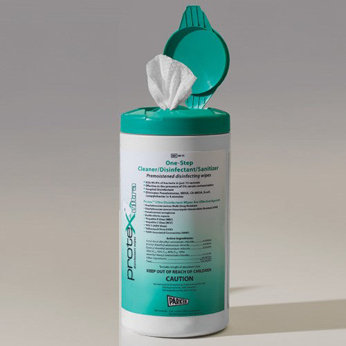 Toallitas desinfectantes Protex Ultra - Envase de 75 unidades, 7 x 9