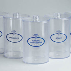 Sundry Jars- Plastic Labeled Set/5