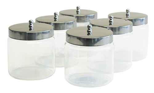 Frascos para aderezo 4 x 4, 6/caja de vidrio