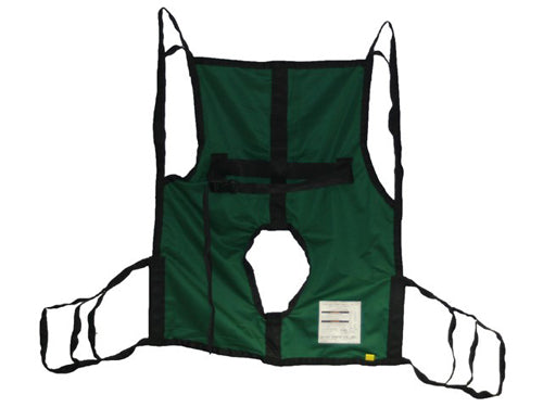Sling One-piece W/commode Opening & Position Strap Xl