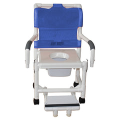 Shower Chair W/vacuum Seat & Sliding Footrest